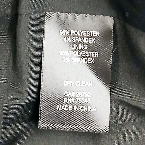 Rachel Zoe SZ XS Black Velvet Military Style Lined Blazer Gold Buttons - Picture 8 of 9